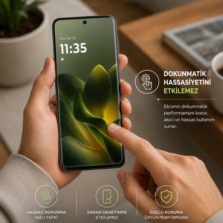 Motorola Edge 70 Ekran Koruyucu 9H Nano Parlak 6.67 inç