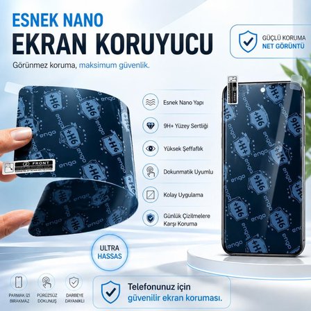Motorola Edge 70 Mat Ekran Koruyucu 9H Nano 6.67 inç