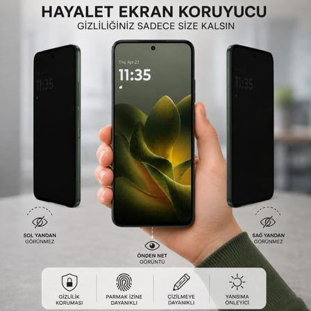 Motorola Edge 70 Hayalet Ekran Koruyucu 9H Nano 6.67 inç