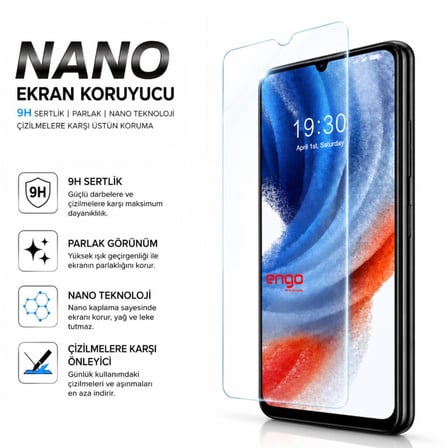 Hiking A52 Ekran Koruyucu 9H Nano Parlak 6.74 inç
