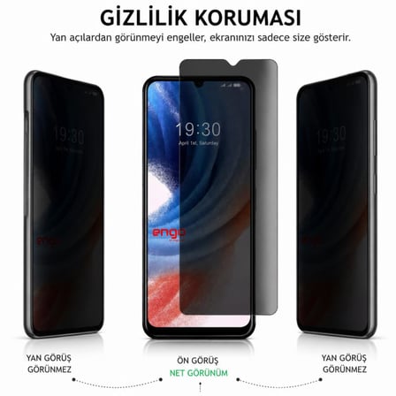 Hiking A52 Hayalet Ekran Koruyucu 9H Nano Şeffaf 6.74 inç