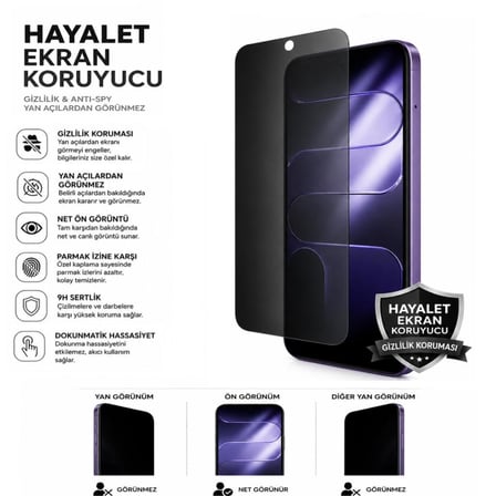 Tecno Spark 50 5G Hayalet Ekran Koruyucu Nano Şeffaf (KN8)