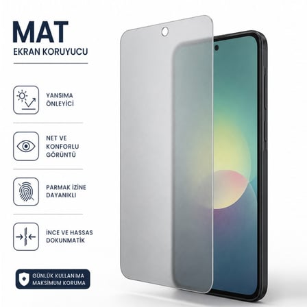 Samsung Galaxy A27 5G Mat Ekran Koruyucu Nano (SM-A276B)