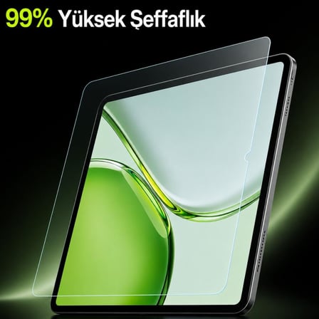 Honor Pad X9b Max İle Uyumlu Ekran Koruyucu 13 İnç 9H Kırılmaz Esnek Nano Cam, Çizilmeye Ve Darbeye Dayanıklı Koruma, HD Şeffaf
