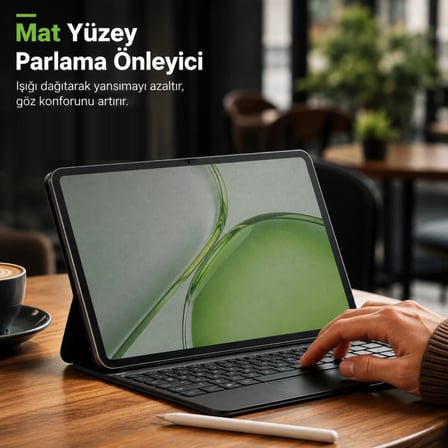 Honor Pad X9b Max İle Uyumlu Mat Ekran Koruyucu 13 İnç Parmak İzi Bırakmayan Yansıma Ve Parlama Önleyici Koruma, 9H Kırılmaz Esnek Nano Cam