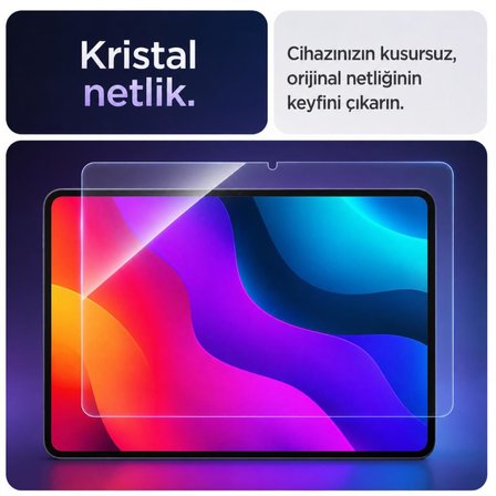 Casper PAD M10 Pro İle Uyumlu Ekran Koruyucu 12.2 İnç 9H Kırılmaz Esnek Nano Cam, Çizilmeye Ve Darbeye Dayanıklı Koruma, HD Şeffaf