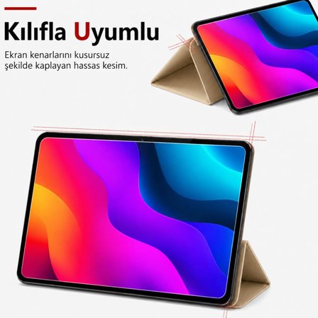 Casper PAD M10 Pro İle Uyumlu Ekran Koruyucu 12.2 İnç 9H Kırılmaz Esnek Nano Cam, Çizilmeye Ve Darbeye Dayanıklı Koruma, HD Şeffaf