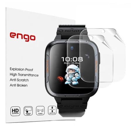 Honor Choice Kids Watch Plus İle Uyumlu Ekran Koruyucu TPU (5504AHPQ), Tam Kaplayan Akıllı Saat Koruması 2 Adet, Çizilmeye Dayanıklı Şeffaf Koruma