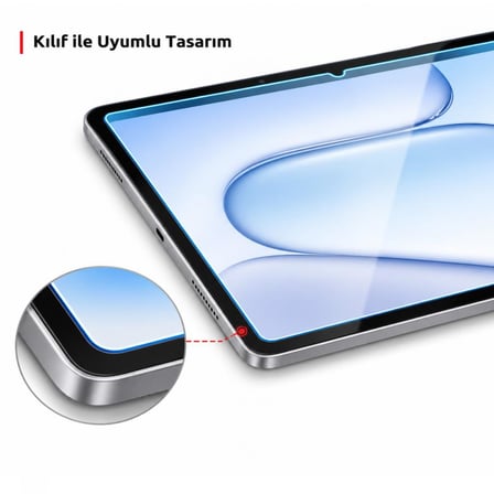Honor Pad 20/ Pad 20 Pro Ekran Koruyucu 12.1 İnç 9H Kırılmaz Esnek Nano Cam