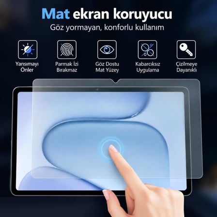Honor Pad 20/ Pad 20 Pro i̇le uyumlu mat ekran koruyucu 12.1 i̇nç parmak i̇zi bırakmayan yansıma ve parlama önleyici koruma, 9h kırılmaz esnek nano cam