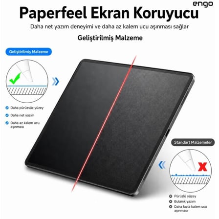 Honor Pad 20/ Pad 20 Pro i̇le uyumlu paperfeel ekran koruyucu 12.1 i̇nç, kağıt hissi veren mat dokulu yüzey, kalem uyumlu, not alma ve çizim i̇çin