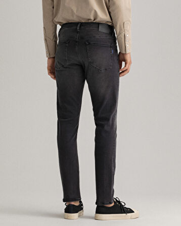 GANT Erkek Siyah Extra Slim Fit Jean Pantolon