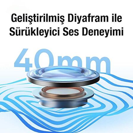 Baseus Vers.5.3 Gürültü Engelleyici Bluetooth Kulaklık Uzun Şarjlı 2in1 Kablolu Ve Kablosuz Kulaklık