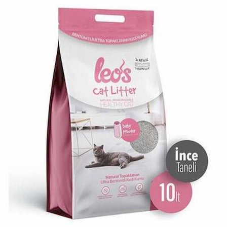 Cat Litter Baby Powder Kokulu İnce Taneli Kedi Kumu 2x10 Lt