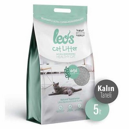 Cat Litter Doğal Bentonit Kalın Taneli Kedi Kumu 2x5 Lt