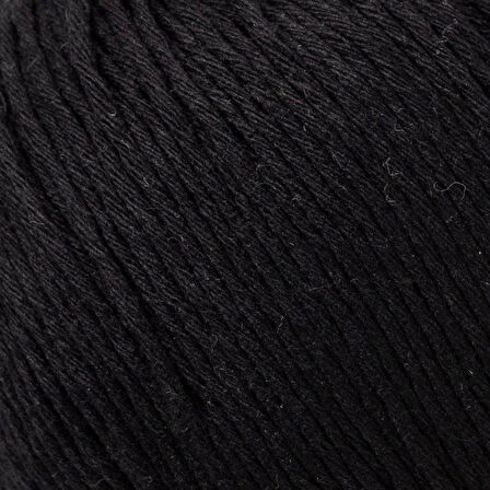 Loren Natural Cotton Siyah El Örgü İpi - R004 - 33908