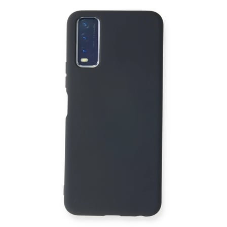 Vivo Y11S Kılıf Nano içi Kadife Silikon - Lacivert