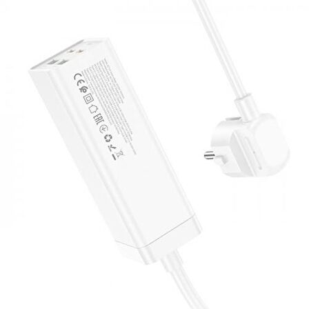 Coofbe Type-C 65 Watt Hızlı Şarj Aleti Beyaz