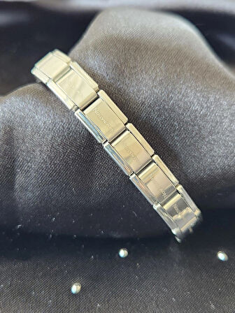 İtalyan Charm Bileklik,Gümüş,Paslanmaz Çelik,316L