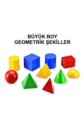 GEOMETRİK CİSİMLER 10 CM