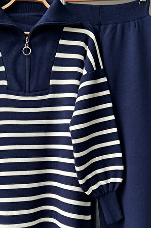 Fermuarlı Alt - Üst Triko Takım