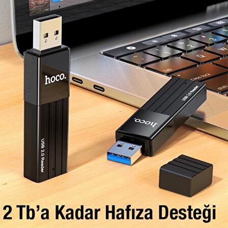 Coofbe Hc Seri 2in1 Usb To Hafıza Kart Okuyucu Çevirici Usb To SD Tf Çevirici 480Mbps Veri Aktarım