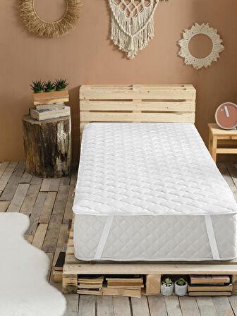 Sıvı Geçirmez Kapitone Alez 4 Köşe Lastikli 80x200