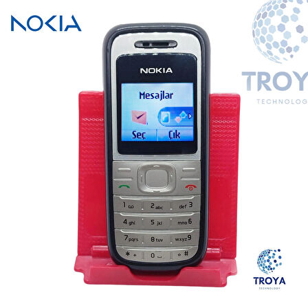 Nokia 1208 Renkli Ekran,Tuşlu Cep Telefonu, Sıfır, Sağlam Yapı, El Feneri, Asker Telefonu, Anne Baba Telefonu