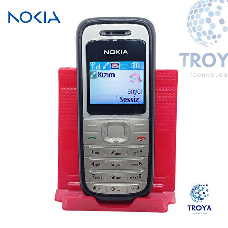 Nokia 1208 Renkli Ekran,Tuşlu Cep Telefonu, Sıfır, Sağlam Yapı, El Feneri, Asker Telefonu, Anne Baba Telefonu