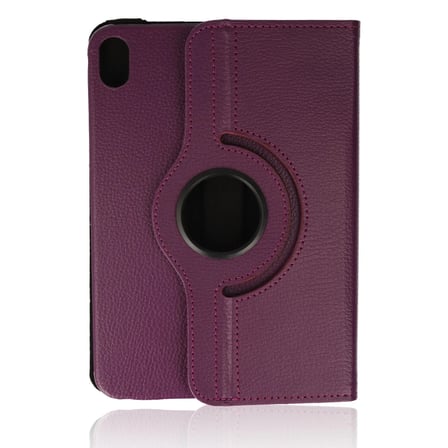 Apple iPad Mini 6 Kılıf 360 Tablet Deri Kılıf - Mürdüm