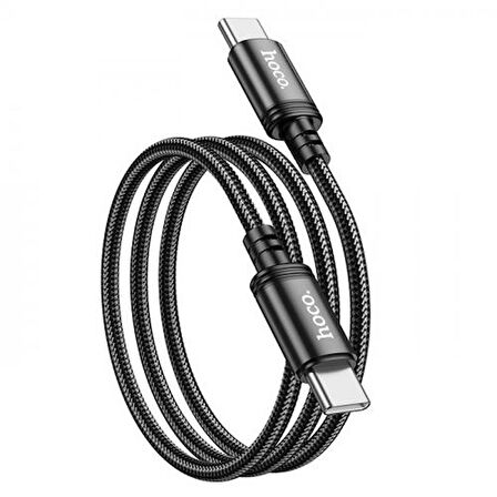 Coofbe Hc Seri Örgü 1Mt 60W Type-C to Type-C Şarj Samsung Huawei Şarj İphone 15 15 Pro Max Şarj Kablo