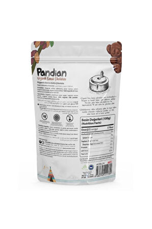 Pandian Organik Çocuk Çikolatası 36 Gr
