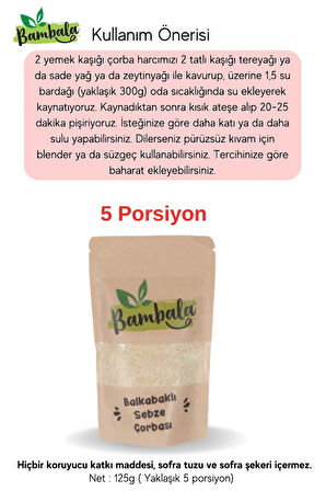Balkabaklı Sebze Çorbası ( 125g)