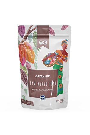 Organik Ham Kakao Tozu 250 Gr