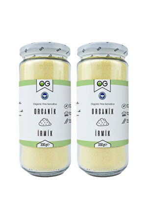 2'li Organik İrmik 330 Gr