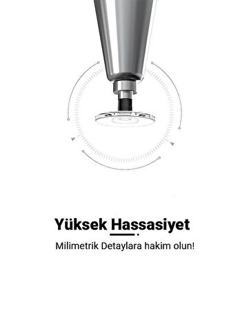 Coofbe Hc Seri Stylus Ekran Dokunmatik Kalem Macbook Notebook İpad Kalemi Samsung Huawei Ekran Kalem