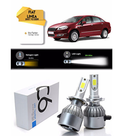 Fiat Linea Sis Led Xenon Şimşek Etkili 2007 ve Üzeri