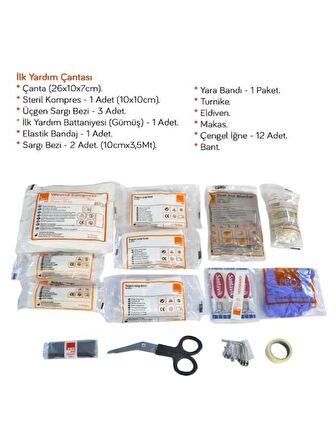 Carub Lüks Ilk Yardım Çantası Belgeli Br5754006