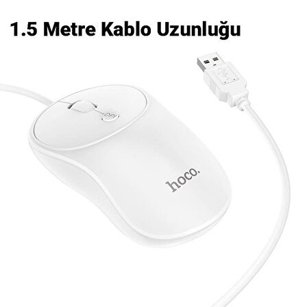 Coofbe Hc Seri 4D 1.5Mt Kablolu Yüksek Hassasiyetli 1600DPI Mouse Ergonomik Tasarım Tak Kullan