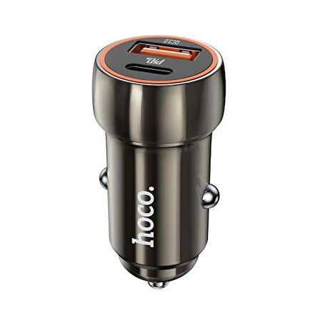 Coofbe Hc Seri Turbo Şarj 20W Araç Şarjı USB + Type-C Girişli QC3.0 Araç Çakmaklık Şarj Başlığı