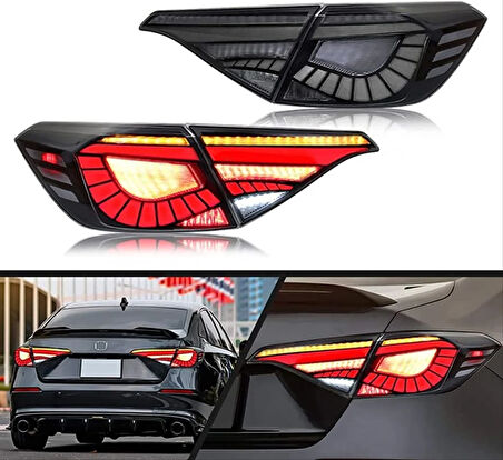 Honda Civic 2022+ FE1 Dragon Led Stop Smoke