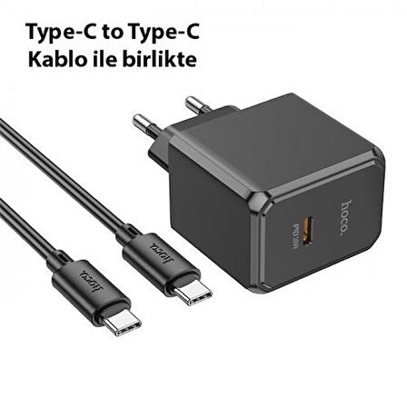 Coofbe Type-C 30 Watt Hızlı Şarj Aleti Siyah