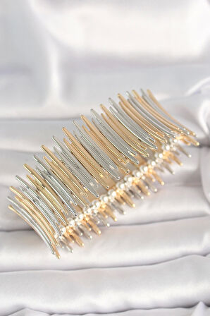 HEYF Pirinç Mix Renk Lastiklik VIP Seri Kadın Bileklik