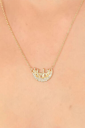 HEYF Zirkon Taşlı Bayan Kolye