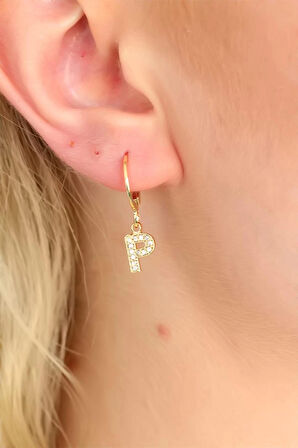 HEYF P Harf Bayan Küpe