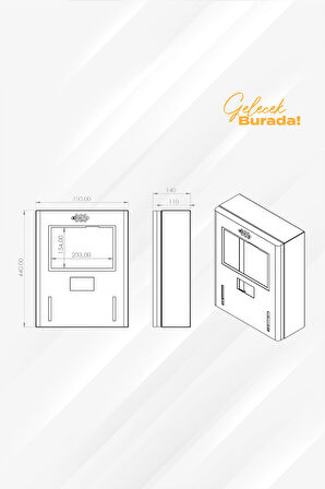 E 365 AC Duvar Tip 10 İnç Ekranlı MID Sayaçlı Çift Kablolu RFID 22kW Şarj İstasyonu
