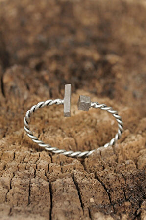 HEYF Yeni Sezon Geometrik Tasarımlı Erkek Kelepçe Bileklik