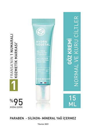 Normal ve Kuru Ciltler için - Aloe Vera & Escin - Göz Kremi -15 ml + Göz Çevresi Jeli