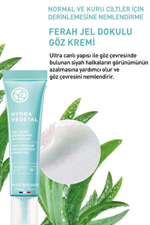 Normal ve Kuru Ciltler için - Aloe Vera & Escin - Göz Kremi -15 ml + Göz Çevresi Jeli