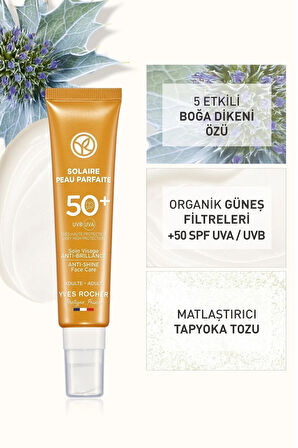 Spf 50 Yüksek Korumalı Parlama Ve Leke Karşıtı Yüz Güneş Kremi / LaRochePosay Jel Hediyeli